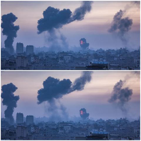 إسرائيل كثفت فجر اليوم غاراتها الجوية عل غزة (الأوروبية)