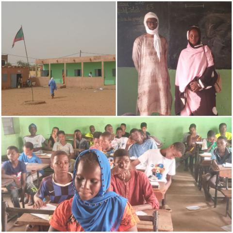 صورة من مدرسة الحاج محمود با ( البشام )