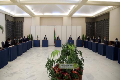 مجلس الوزراء خلال اجتماع سابق (المصدر وما )  