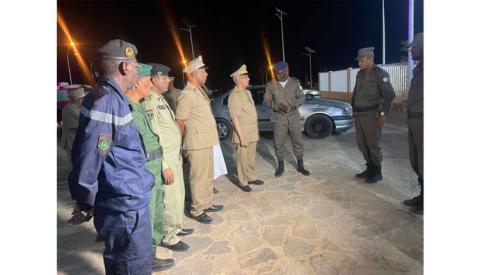 والي كوركول يتفقد الخطة الأمنية بكيهيدي استعدادا لعيد الفطر