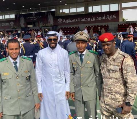 ضباط موريتانيون في حفل التخرج في دولة قطر المصدر إنترنت 