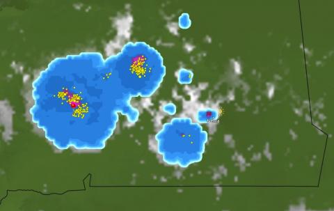 الساعة 16:55، الإشارة عند مدينة العيون