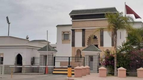 مدخل مبنى السفارة المغربية في نواكشوط