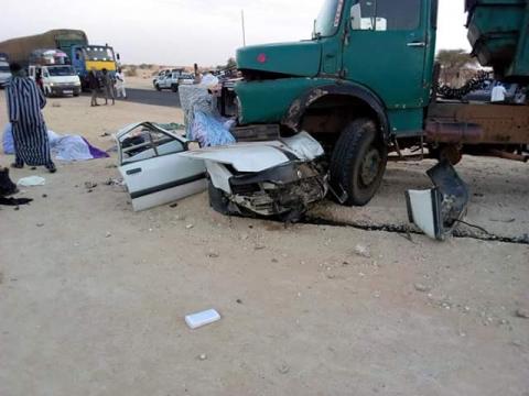 صورة من الحادث  لحظة وقوعه 