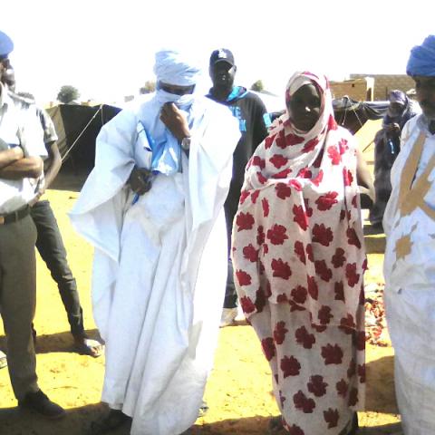 والدة الأسرة المنكوبة داده بنت السالك