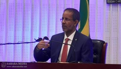 الوزير الأول اسماعيل ولد بده ولد الشيخ سيديا ( المصدر صحراء ميديا)
